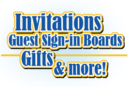 Invitations, Guest Sign-in Boards, Gifts & More