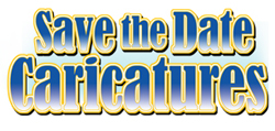 Save the Date Caricatures