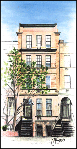 watercolor, colored pencil, pen